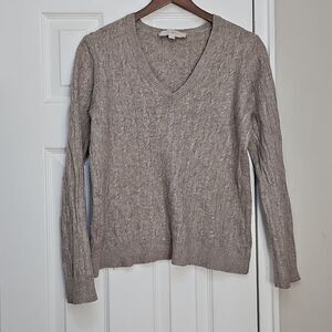 V-neck LOFT Sweater Size XL